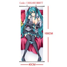 Miku anime wallscroll