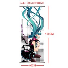 Miku anime wallscroll