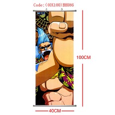 One piece Frankey anime wallscroll