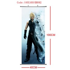 Final fantasy anime wallscroll