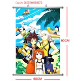 Kingdom of hearts anime wallscroll