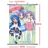 Lucky star anime wallscroll