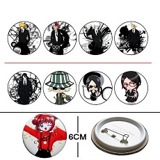 Bleach anime Badges(8 a set)