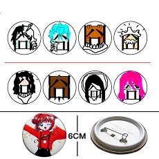 Bleach anime Badges(8 a set)