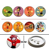 One piece anime Badges(8 a set)