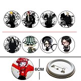 Bleach anime Badges(8 a set)