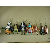 One piece anime key chains(7 a set)