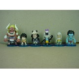 One piece anime figures(6 a set)