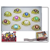 Naruto anime rings(10 a set)