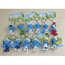 The Smurfs anime key chains(12 a set)
