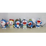 Doraemon anime key chains(6 a set)