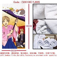 Natsume Yuujinchou anime cotton bath towel