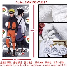 Naruto anime cotton bath towel