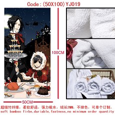 Kuroshitsuji anime cotton bath towel