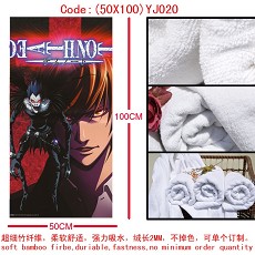 Death note anime cotton bath towel