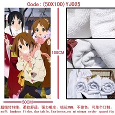 Suzumiya haruhi anime cotton bath towel