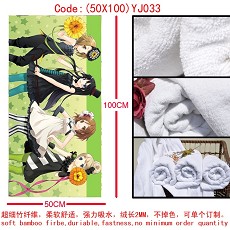 K-ON anime cotton bath towel