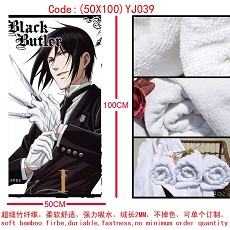 Kuroshitsuji anime cotton bath towel