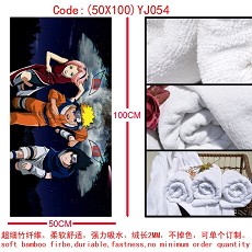 Naruto anime cotton bath towel