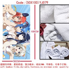 Kampfer anime cotton bath towel