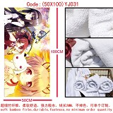 Mahou shoujo anime cotton bath towel