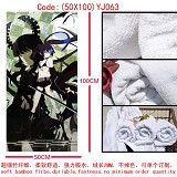 Black rock shooter anime cotton bath towel