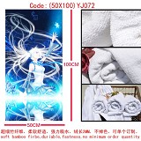 Miku anime cotton bath towel