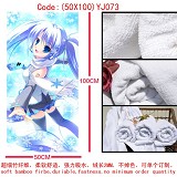 Miku anime cotton bath towel