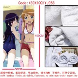 Anime cotton bath towels