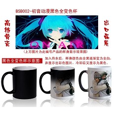 Miku anime hot and cold color cup