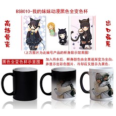 My sister anime hot and cold color cup