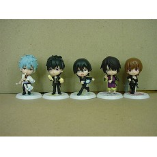 Gintama anime figures(5 a set)