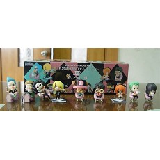 One piece anime figures(9 a set)