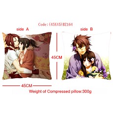 Hakuouki anime double face pillow