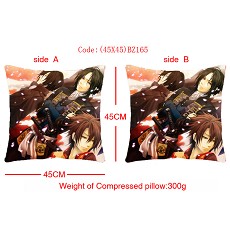 Hakuouki anime double face pillow