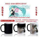 Miku anime hot and cold color cup