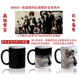 Reborn anime hot and cold color cup