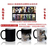 Reborn anime hot and cold color cup