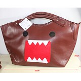 Domo-kun leather handbag