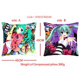 Miku anime double face pillow