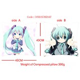 Miku anime double face pillow