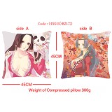 one piece anime double face pillow