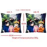 Naruto anime double face pillow