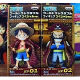 One piece lully and Roger anime figuers