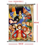 One piece anime wallscroll