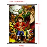 One piece anime wallscroll