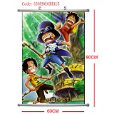 One piece anime wallscroll