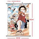 One piece anime wallscroll