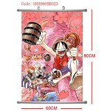 One piece anime wallscroll