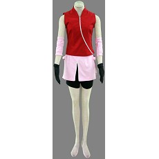 Naruto Haruno Sakura anime cosplay cloth/costume set